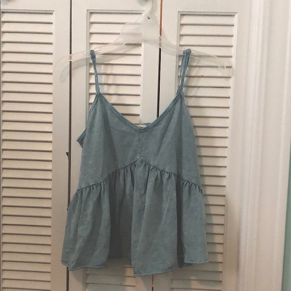 Apricot Lane blue tank top